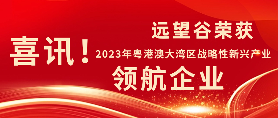 新年迎喜讯 | 918博天娱乐荣获2023年粤港澳大湾区战略性新兴产业“领航企业”！